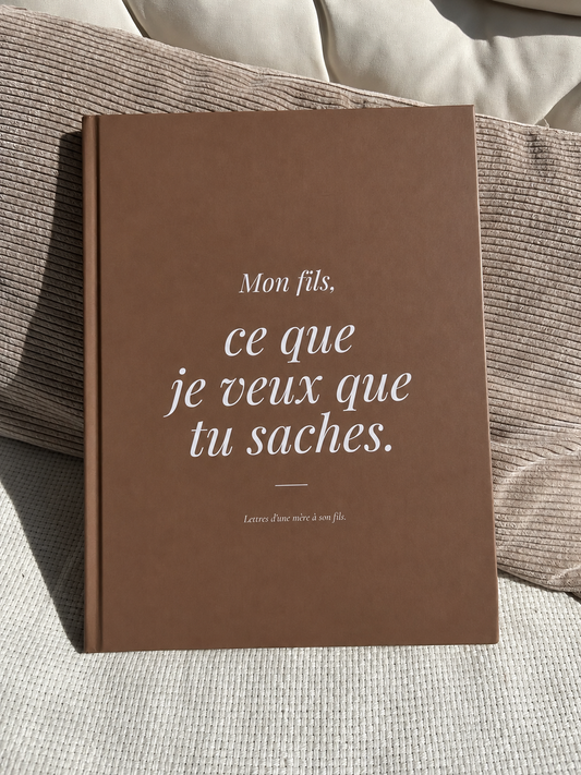 NOUVEAU en précommande - Carnet de transmission d'une mère à son fils