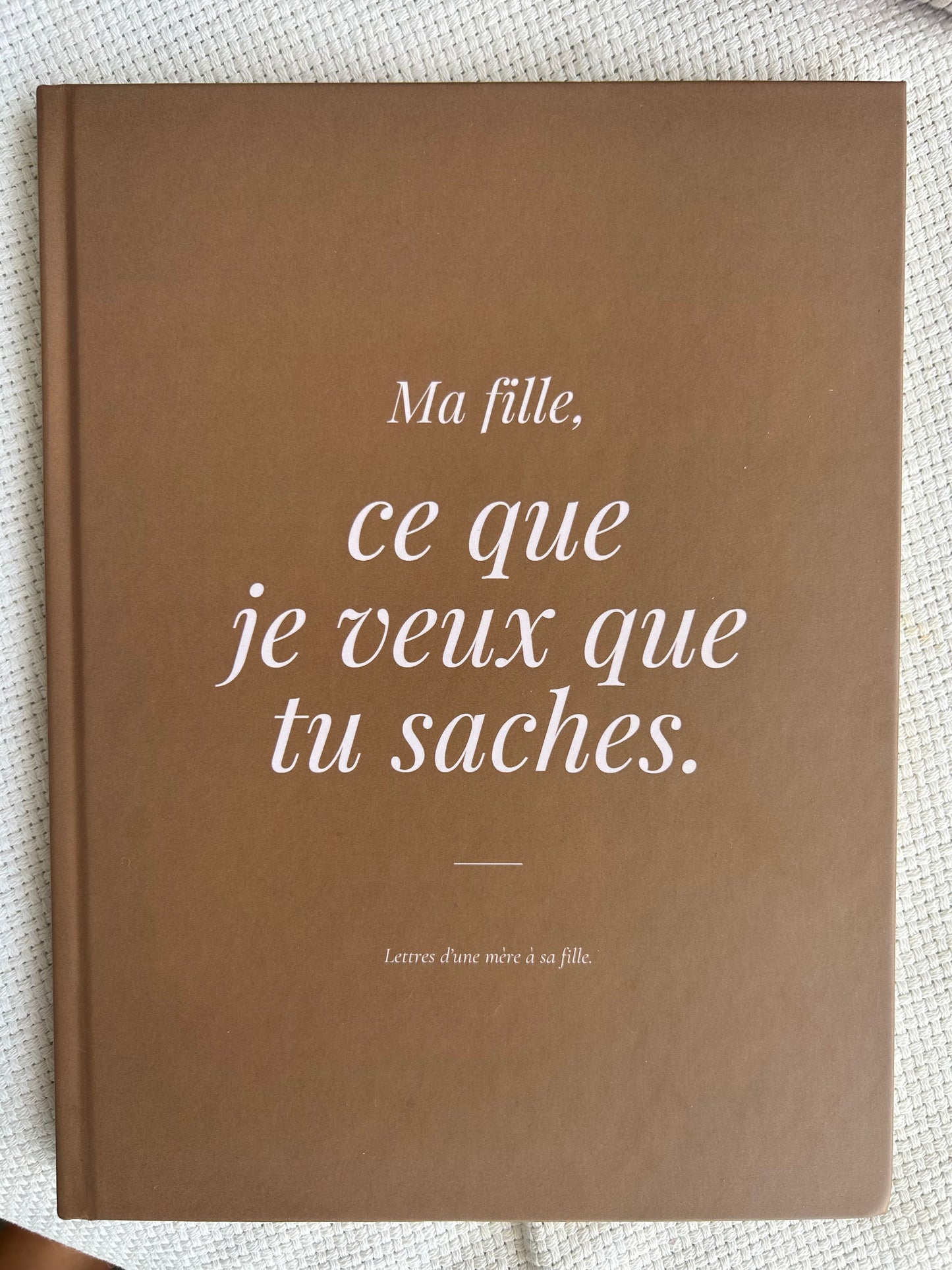 NOUVEAU Carnet de transmission d'une mère à sa fille