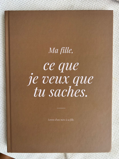 NOUVEAU Carnet de transmission d'une mère à sa fille